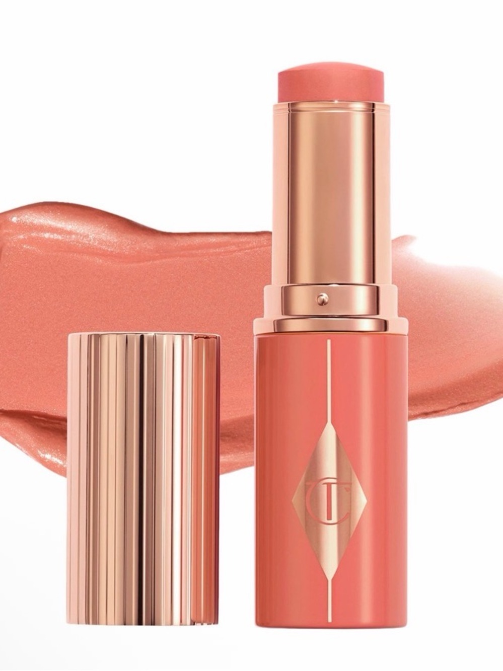 Charlotte Tilbury Coral-Peach Cream Blush & Lip Stick